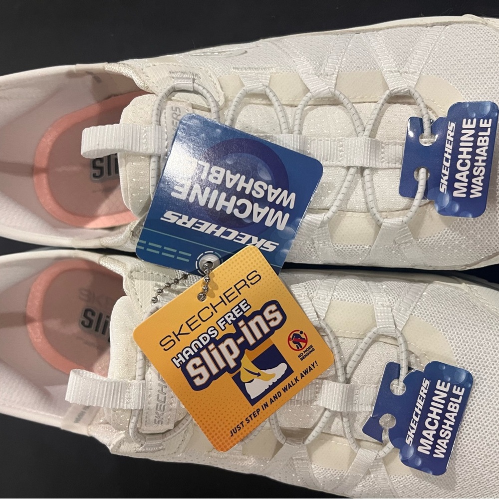 Skechers Slip-Ins White Shoes